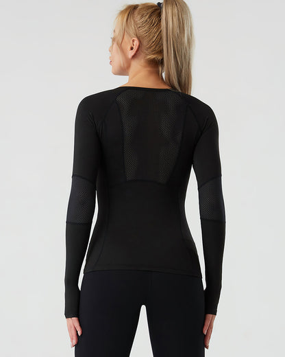 LeRoxy | Dames Longsleeve Top | Lichtgewicht Transparante Laagjes Shirt