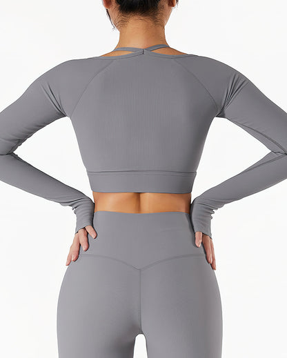 LeRoxy | Active Longsleeve | Lichtgewicht Sporttop voor Dames, Ideaal voor Training en Hardlopen