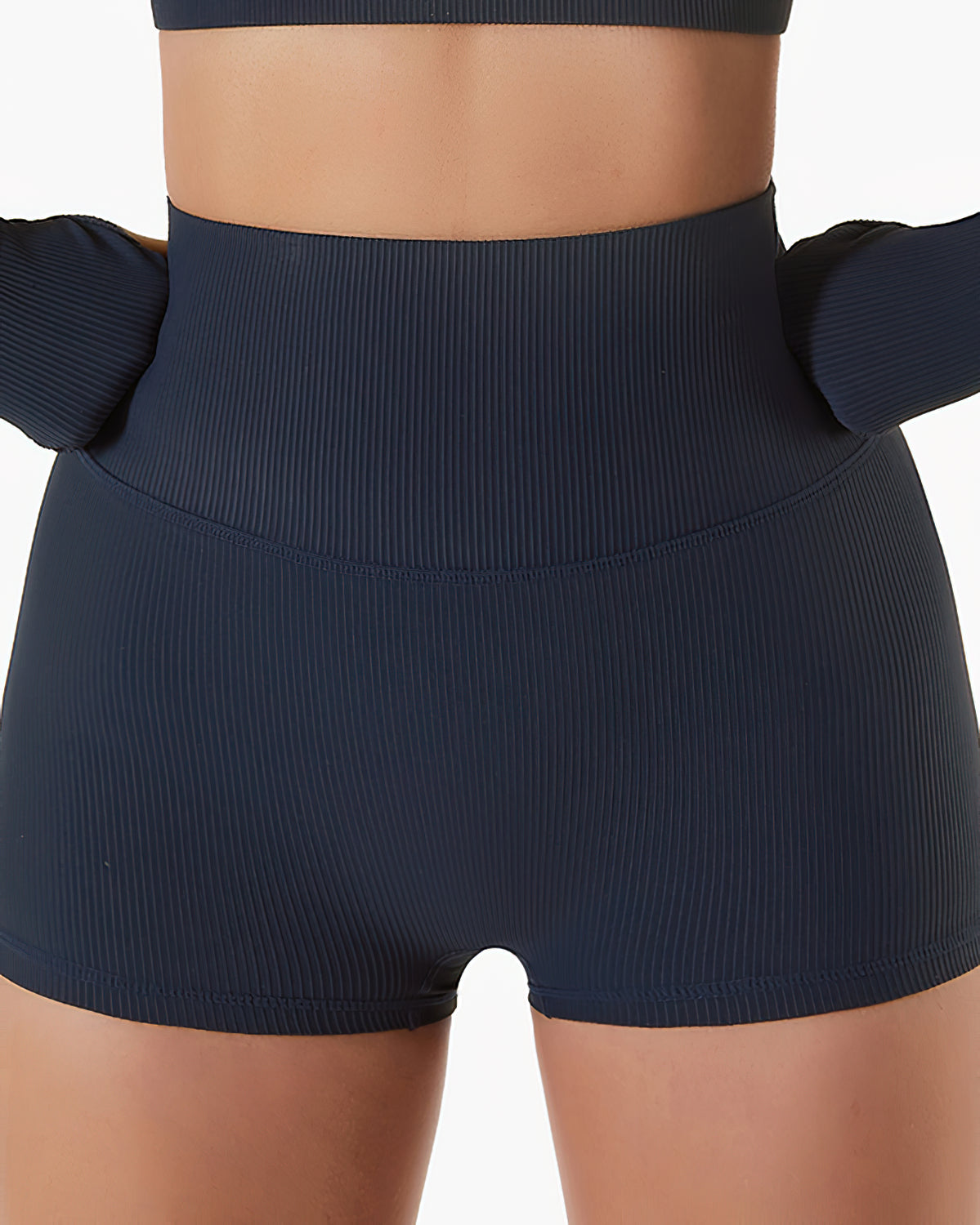 LeRoxy | Naadloze Dames Sportshorts met Hoge Taille | Comfortabele Korte Legging