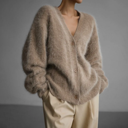 LeRoxy | Kasjmier Cardigan Dames | Comfortabel, Luxe & Warm voor Alle Seizoenen