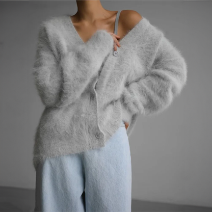 LeRoxy | Kasjmier Cardigan Dames | Comfortabel, Luxe & Warm voor Alle Seizoenen