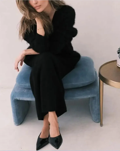 LeRoxy | Kasjmier Cardigan Dames | Comfortabel, Luxe & Warm voor Alle Seizoenen