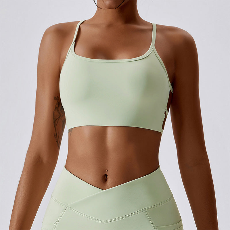 LeRoxy | Sportbeha Dames Sneldrogend & Ademend | Multi-Strap Rugloos