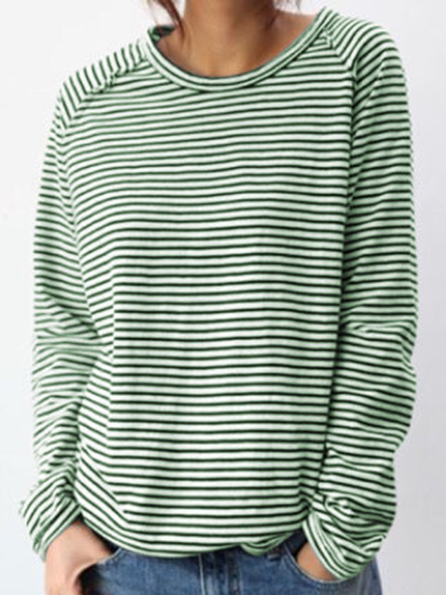 LeRoxy | Dames Longsleeve | Gestreept | Casual Shirt met Lange Mouwen