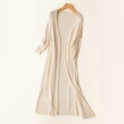 LeRoxy | Dames Lange Vest | Elegant & Lichtgewicht | Zacht Gebreid | Voorjaar & Herfst