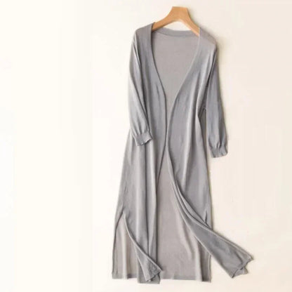 LeRoxy | Dames Lange Vest | Elegant & Lichtgewicht | Zacht Gebreid | Voorjaar & Herfst
