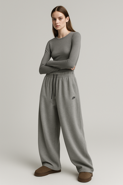 LeRoxy | Dames Oversized Sweatpants in Grijs | Comfortabel en Trendy