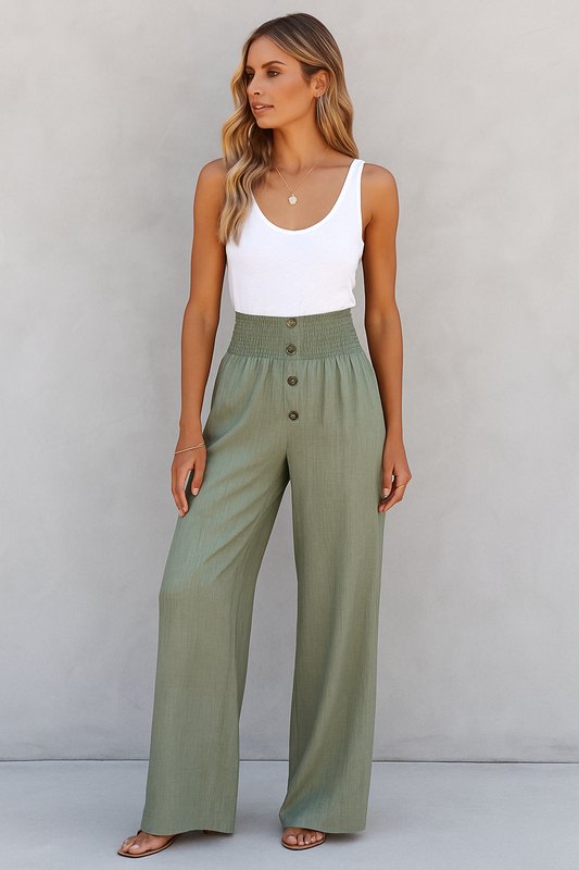 LeRoxy Broek met Hoge Taille – Trendy en Comfortabel voor Elke Gelegenheid