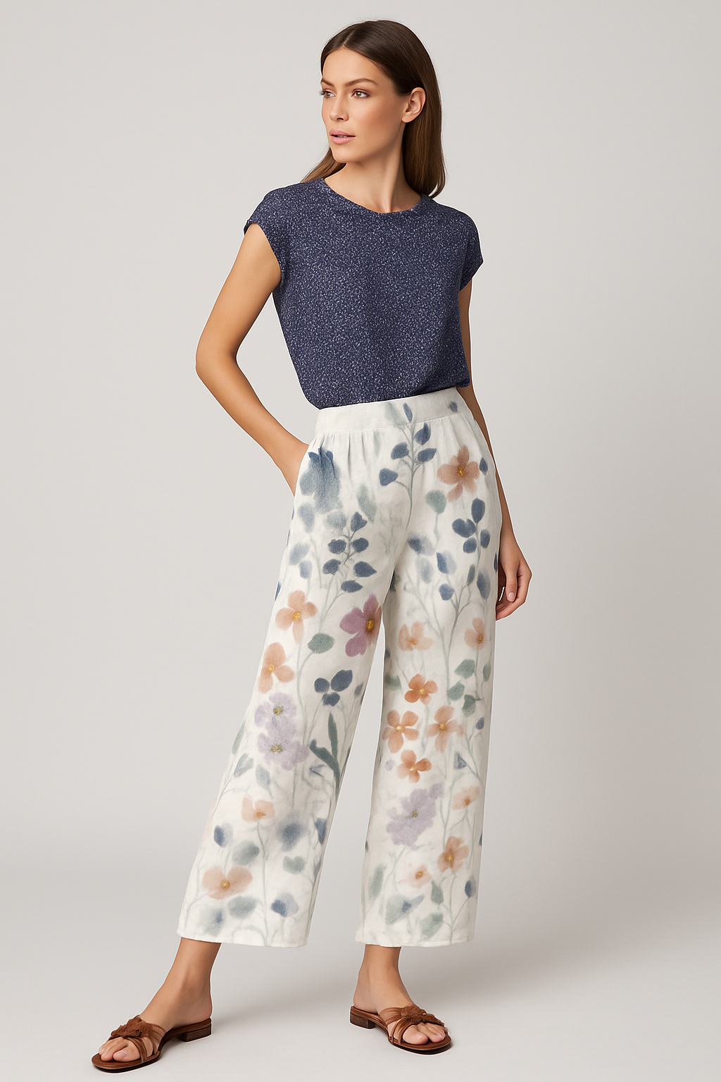 LeRoxy - Losse Casual Bloemetjesbroek