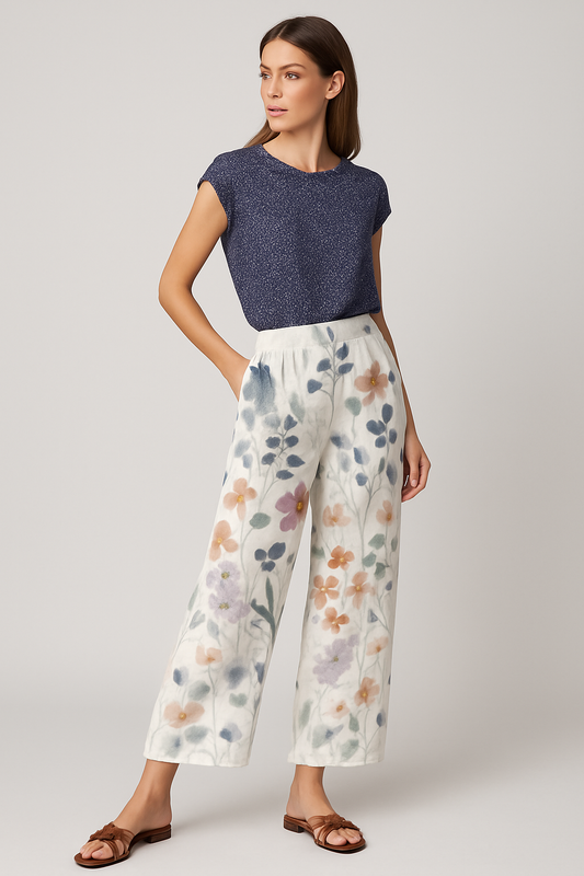 LeRoxy - Losse Casual Bloemetjesbroek
