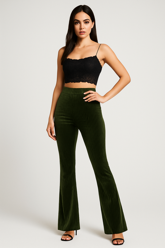 LeRoxy- Stijlvolle Dames Corduroy Broek - Comfort en Mode in Één