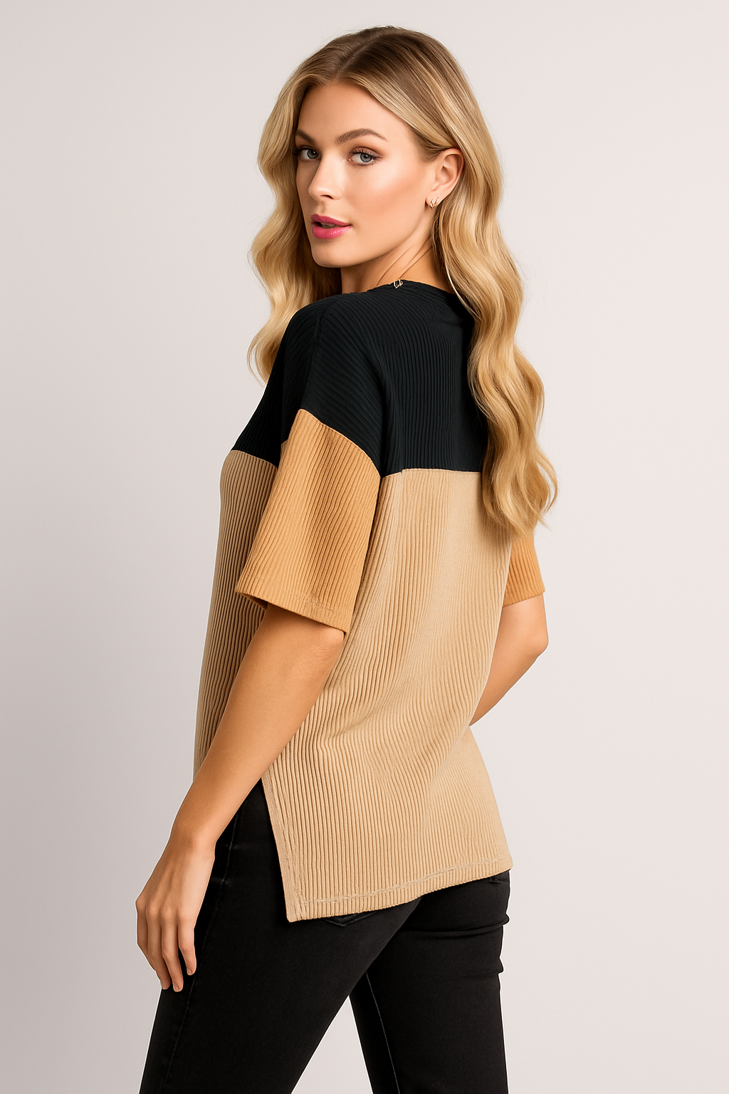 LeRoxy | Colorblock T-Shirt | Casual en Veelzijdig voor Elke Gelegenheid