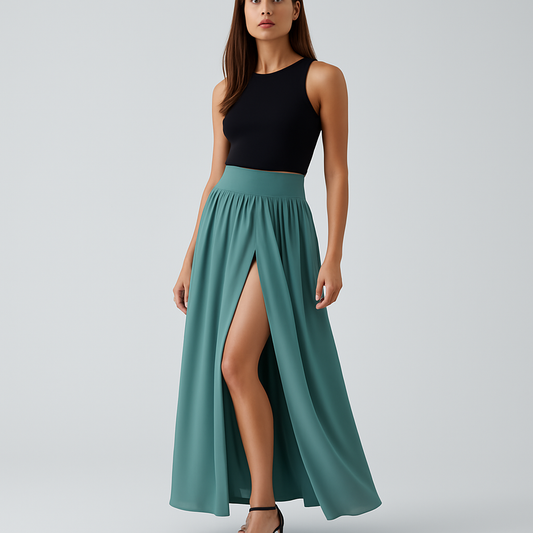 LeRoxy | Luchtige Maxi Rok voor Dames | Zomerse LeRoxy Rok
