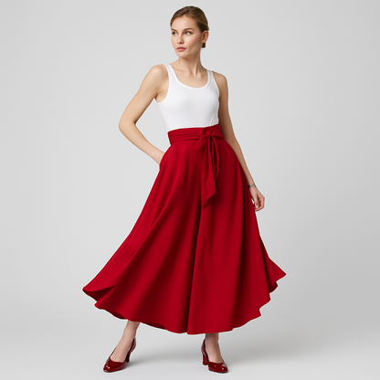 LeRoxy | Vloeiende Maxi Rok | Elegante Dames Maxirok voor een Tijdloze Look
