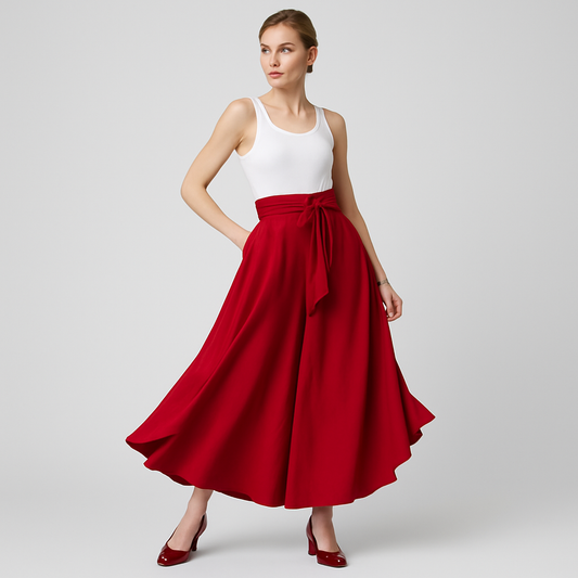 LeRoxy | Vloeiende Maxi Rok | Elegante Dames Maxirok voor een Tijdloze Look