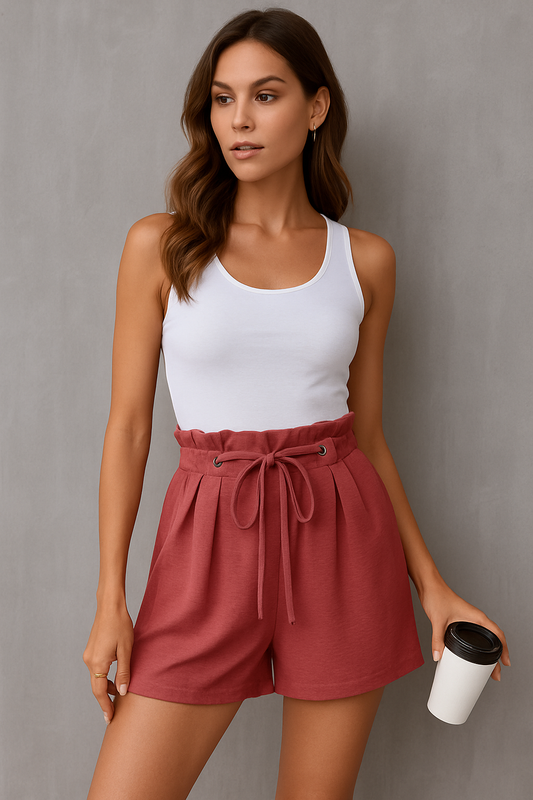 LeRoxy | Dames Shorts met Hoge Taille voor Lente en Zomer – Stijlvol en Comfortabel