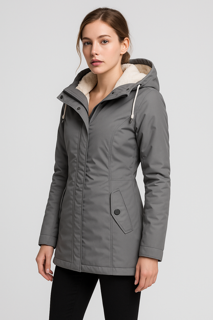 LeRoxy | Lange Dames Winterjas met Capuchon, Waterdicht en Warm Gevoerd