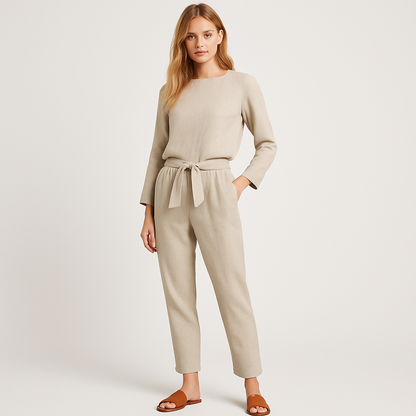 LeRoxy | Linnen Zomer Set | Luchtige & Stijlvolle Dames Set voor Warme Dagen