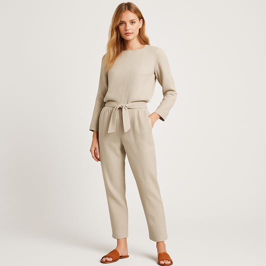 LeRoxy | Linnen Zomer Set | Luchtige & Stijlvolle Dames Set voor Warme Dagen