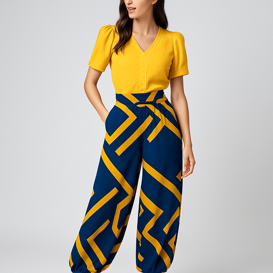 LeRoxy - Elegante Luchtige Broek & Shirt | Stijlvolle Comfort voor Elke Gelegenheid
