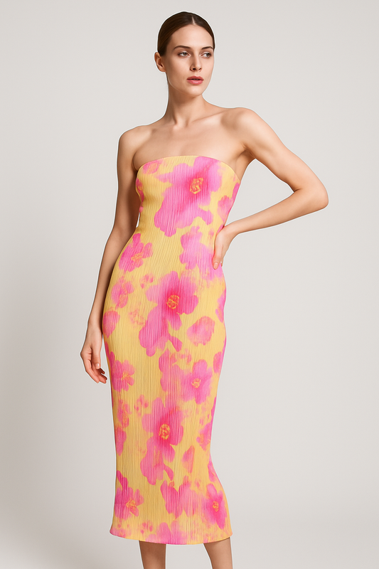 LeRoxy | Elegante mouwloze damesjurk met flatterende pasvorm
