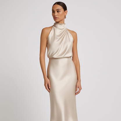 LeRoxy | Glanzende lange avondjurk voor dames | Elegant & Feestelijk