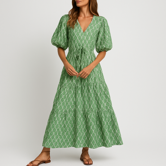 LeRoxy | Maxi Zomerjurk Dames | Natuurlijke Elegantie