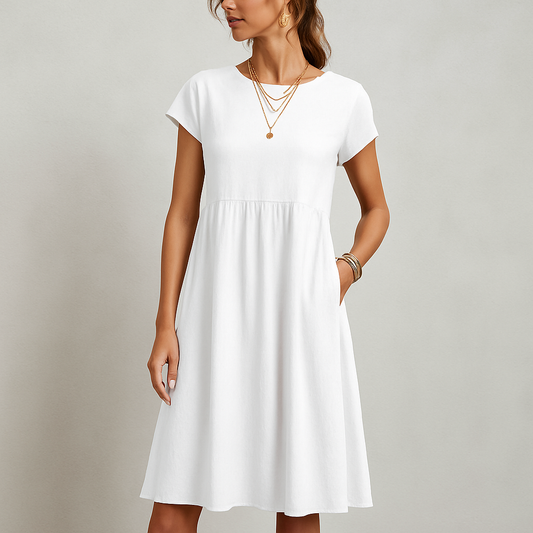 LeRoxy | Zomerjurk | Elegante, Luchtige Jurk voor Zonnige Dagen