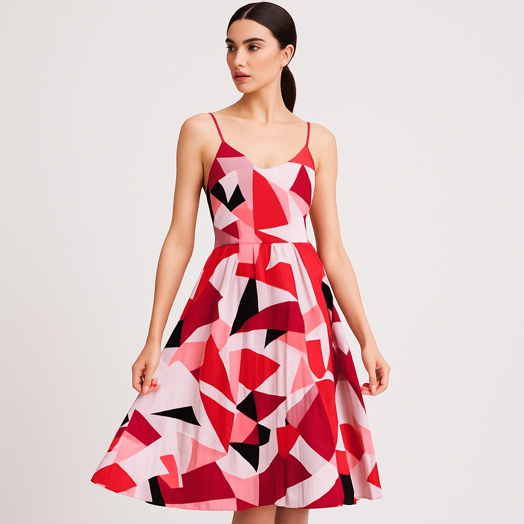 LeRoxy |  Elegant Midi Dress voor een Tijdloze en Stijlvolle Look