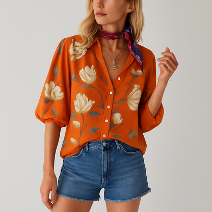 LeRoxy | Damesblouse met Bloemenprint | Perfect voor Elke Gelegenheid
