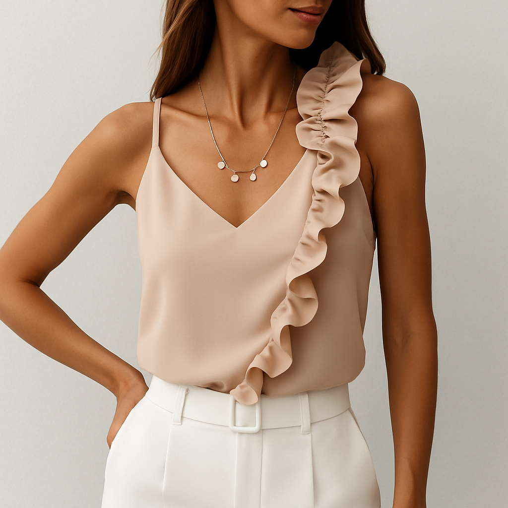 LeRoxy | Top  | Vrouwelijke & Speelse Blouse voor Elke Gelegenheid