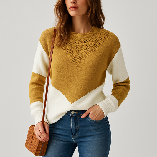 LeRoxy | Casual Ribtrui | Comfortabele Dames Trui voor Elke Dag