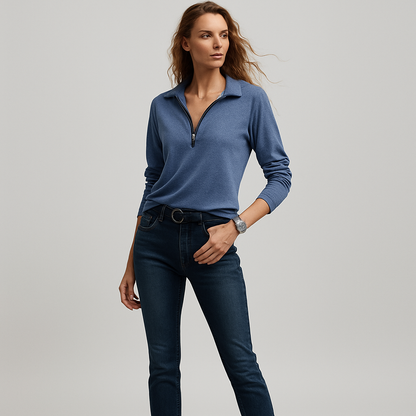 LeRoxy | Elegante Dames Top Lange Mouwen | Stijlvolle Vrouwentop