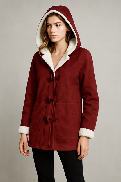 LeRoxy | Zachte Fleece Winterjas Dames | Warme, Comfortabele Damesjas