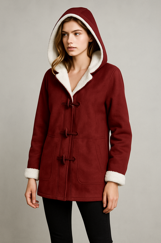 LeRoxy | Zachte Fleece Winterjas Dames | Warme, Comfortabele Damesjas