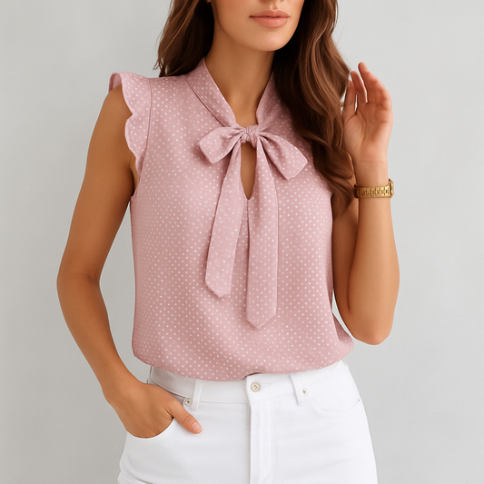 LeRoxy | Blouse met Vlinderprint voor Dames | Trendy Zomer Mode 2025