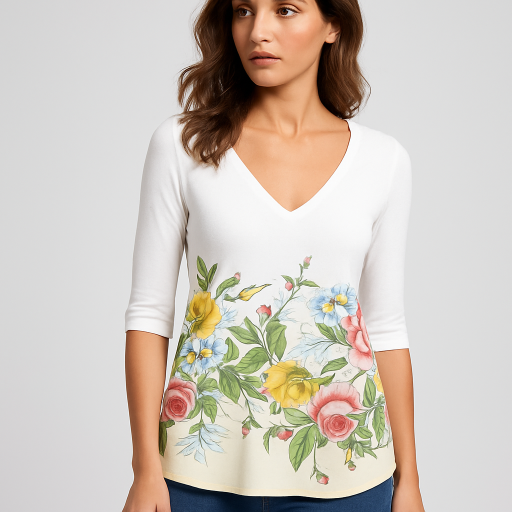 LeRoxy | Bloemen Top | Luchtige & Stijlvolle Damesmode voor Lente en Zomer 2025