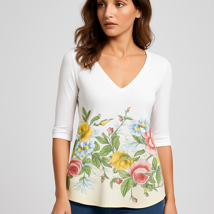 LeRoxy | Bloemen Top | Luchtige & Stijlvolle Damesmode voor Lente en Zomer 2025