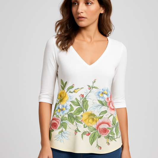 LeRoxy | Bloemen Top | Luchtige & Stijlvolle Damesmode voor Lente en Zomer 2025