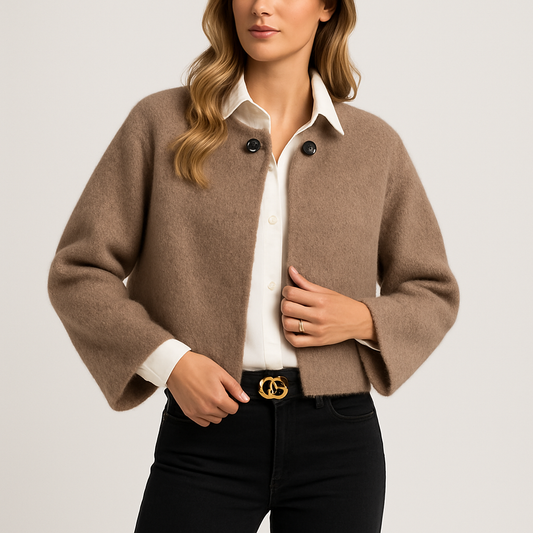 LeRoxy | Oversized Gebreide Cardigan met Knoopsluiting | Comfortabele Dames Vest
