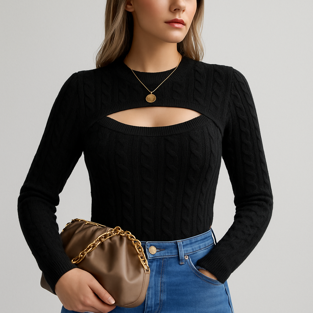 LeRoxy | Dames Sweater Lange Mouwen Ronde Hals | Comfortabele Trui voor Elke Dag