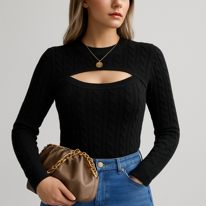 LeRoxy | Dames Sweater Lange Mouwen Ronde Hals | Comfortabele Trui voor Elke Dag