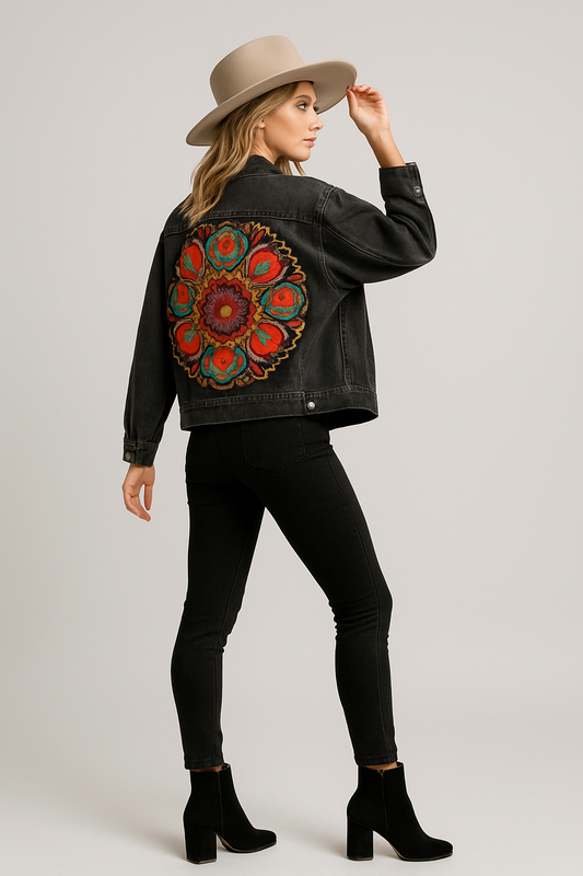 LeRoxy | Trendy Bohemian Spijkerjasje voor Dames | Boho Denim Jack