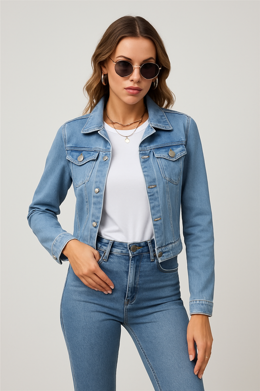 LeRoxy | Stijlvol en tijdloos | het perfecte Kort Denim Jasje voor elke gelegenheid