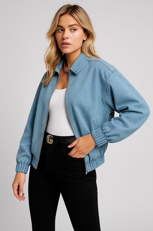LeRoxy | Dames Bomberjack met Rits | Stijlvolle Lente- en Herfstjas