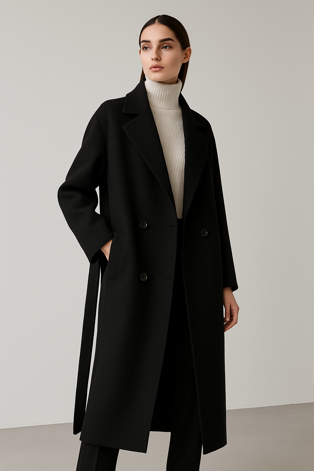 LeRoxy | Lange Wollen Jas voor Dames | Stijlvolle & Warme Winterjas | LeRoxy Collectie