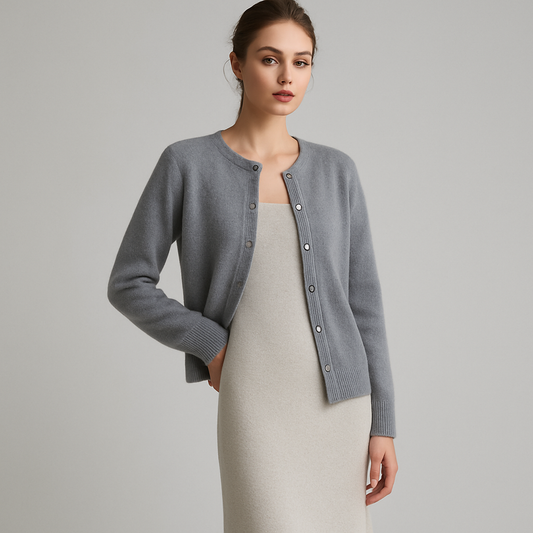 LeRoxy | Effen kleur gebreid vest voor dames