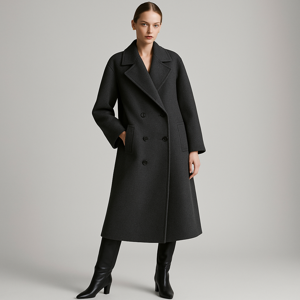 LeRoxy | Mijn LeRoxy | Elegante Wollen Trenchcoat | Stijlvolle Winterjas voor Dames