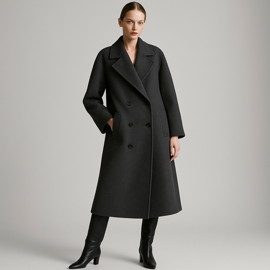 LeRoxy | Mijn LeRoxy | Elegante Wollen Trenchcoat | Stijlvolle Winterjas voor Dames