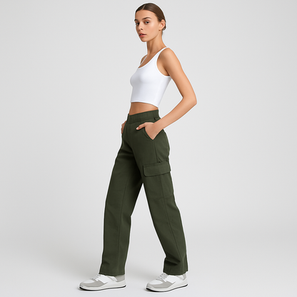 LeRoxy | Dames Casual Cargo Broek | Comfortabele & Stijlvolle Broek voor Elke Dag